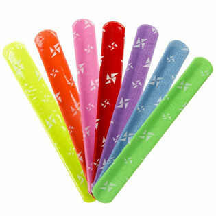 PULSERA SLAP MIX COLORES NE&Oacute;N (36 uds.)