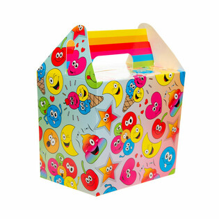 CAJA DE MEN&Uacute; / CAJA DE REGALO SMILEY 14x10x17 cm (12 uds)