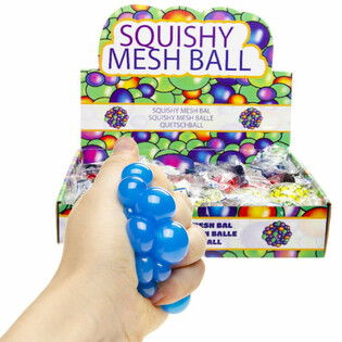 PELOTA SQUISHY - Di&aacute;metro: 5 cm - MIX COLORES LLAMATIVOS EN EXPOSITOR (24 uds.)