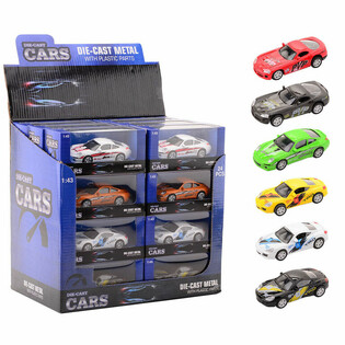 DIE CAST - COCHES SUPER SPORT, ESCALA 1:43 EN EXPOSITOR (24 uds.)