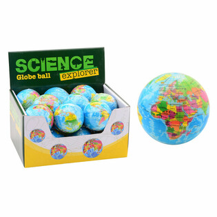 SCIENCE EXPLORER - Pelota Globo Terr&aacute;queo de Espuma &Oslash;6 cm (Expositor 18 uds)