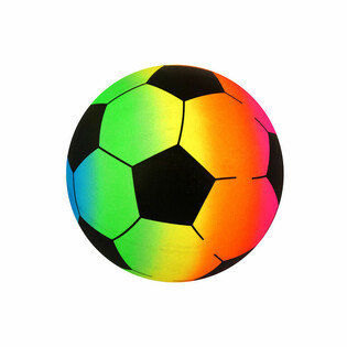 BALÓN DE FÚTBOL ARCOÍRIS Ø20CM (12 uds.)