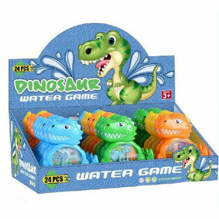 Juego de agua de dinosaurio en expositor (24 unidades)