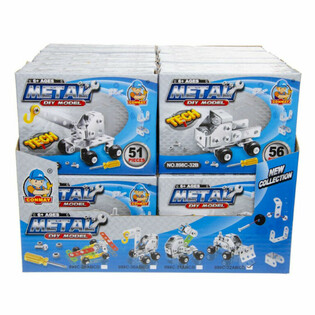 VEHÍCULO DE CONSTRUCCIÓN DE METAL PARA MONTAR (24 uds)