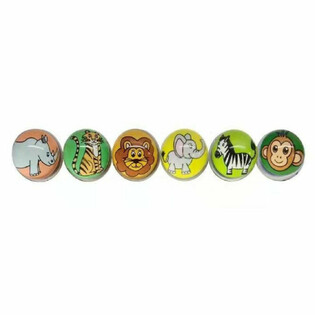 PELOTAS SALTARINAS - ANIMALES DE LA SELVA - &Oslash; 3,2 cm (50 uds.)