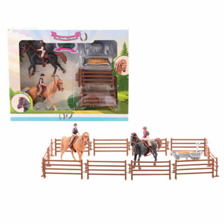 MY LOVELY HORSE - XL - 2x Caballo de Juguete con Gran Picadero - en Caja de Regalo (1 ud.)