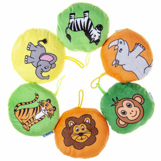 Peluches de Animales de la Selva - Diámetro: 10 cm (48 ud.)