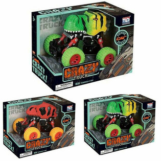 Grandes Monster Trucks de Dinosaurios Pull Back - Caja Regalo (2 uds)