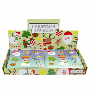 PEGATINAS DIVERTIDAS - NAVIDAD (120 UNIDADES)