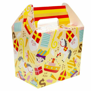 Caja de Men&uacute; SINTERKLAAS / Caja de Regalo 14x10x17 cm (12 uds.)