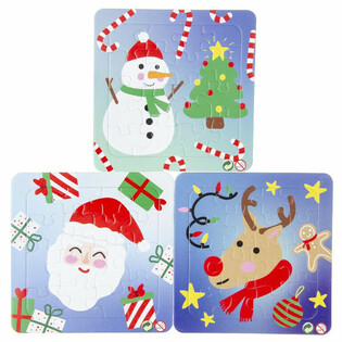 Puzzles de Navidad 14x14 cm (50 uds.)