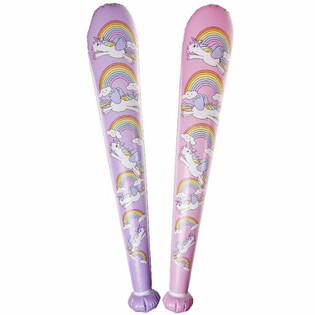 Bate de Unicornio Inflable Grande - 85cm - Mix Colores (12 uds.)