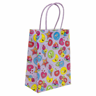Bolsas de Regalo de Papel Smiley - 16x9x22 cm (12 unidades)