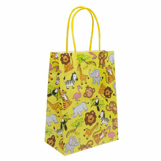 Bolsas de Regalo de Papel Animales de la Selva (12 ud.)