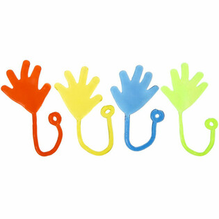 MANO LOCA EL&Aacute;STICA CON CUERDA - COLORES MIXTOS (48 uds.)