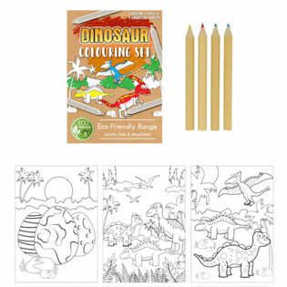 Set de Dibujo de Dinosaurios ECO FRIENDLY (25 unidades)