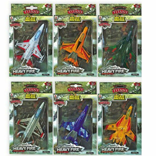 Aviones F16 de Metal Die-Cast (6 uds.)