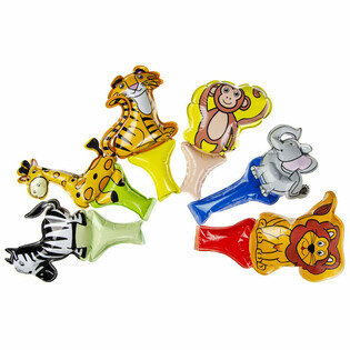 GLOBOS DE MANO AUTOINFLABLES - ANIMALES SALVAJES - 48 uds.