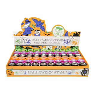 Sellos de Halloween en Expositor (60 unidades)