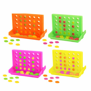 JUEGO DE 4 EN RAYA EN EXPOSITOR - COLORES MIXTOS (52 uds.)