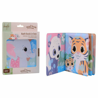 JOUECO - LIBRO DE BAÑO THE WILDIES FAMILY EN CAJA DE REGALO - Desde 0 meses (1 ud.)