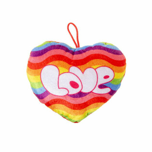 Corazón de Amor de Peluche Arcoíris (24 uds.)
