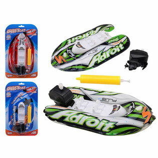 Lancha inflable con motor de cuerda - 6 unidades