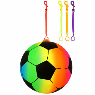Bal&oacute;n de F&uacute;tbol con Cuerda / Pelota Bungee &Oslash;23 cm (24 ud.)