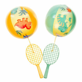 Raqueta de Pádel con Pelota - Dinosaurio (12 uds.)