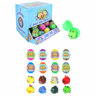 Expositor de Huevos Sorpresa Animales de Granja a Fricci&oacute;n (48 ud.)