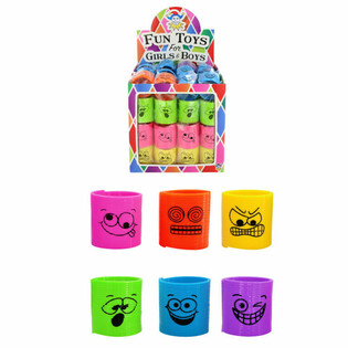 Mini Muelles Espirales Caritas &Oslash;3.5 cm en Expositor (60 uds.)