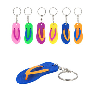 LLAVEROS DE CHANCLAS - MIX COLORES (60 uds)