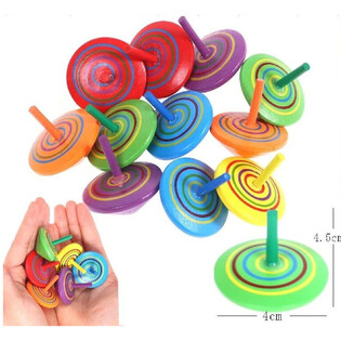 Peonzas de madera - Mix de colores - En expositor (50 uds.)