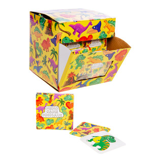 PEQUEÑOS JUEGOS DE MEMORIA - MODELO: DINOSAURIO EN EXPOSITOR (60 uds.)