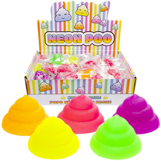 CACA SQUEEZE NE&Oacute;N - COLORES MIXTOS - EN EXPOSITOR (50 uds.)