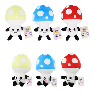 Seta de peluche - 18 cm de alto - Colores mezclados (12 uds.)