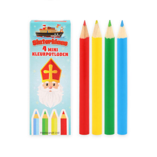 Lápices de colores Sinterklaas (San Nicolás) 4 piezas en expositor (120 uds.)