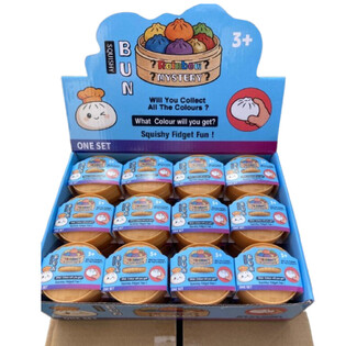 RAGE - Squishy Bun Dumplings PEQUE&Ntilde;O (5.3x5.3x4.1 cm) - Fidget Toy Viral 2026 (24 ud.)