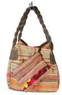 Bolso de Brocado B-FAIR Peque&ntilde;o Marr&oacute;n - Hecho a Mano | {$companyname}