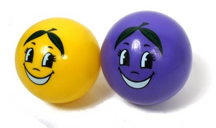2 pelotas divertidas en red (12 uds.)