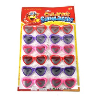 GAFAS DE CORAZN PARA NIOS (12 uds.)